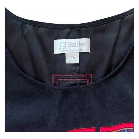 C.J. Banks Women’s Black Moleskin Scotty-dog Button Jumper NWOT - Picture 5 of 12